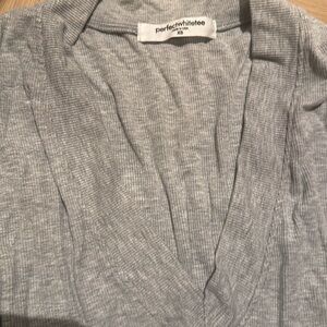 perfectwhitetee Gray Women's long sleeve tee